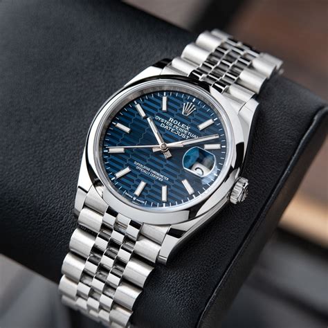 rolex datejust 36 blue review|Rolex 2022 release Datejust 36.